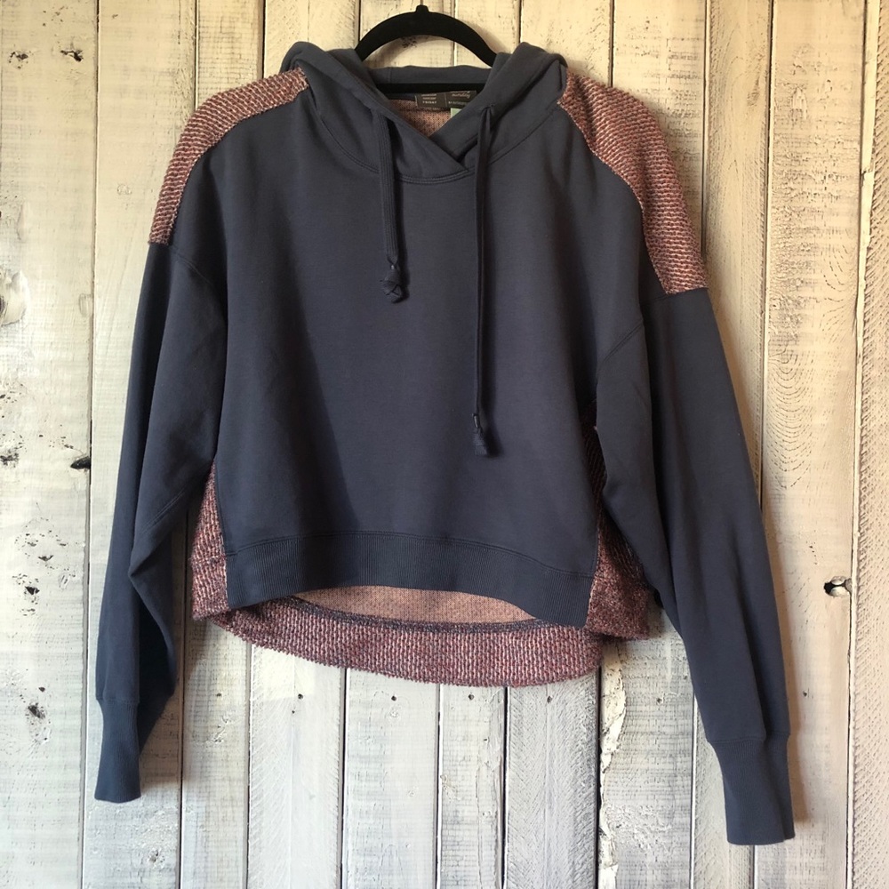Anthropologie Karla Hoodie - Blue Sapphire Night